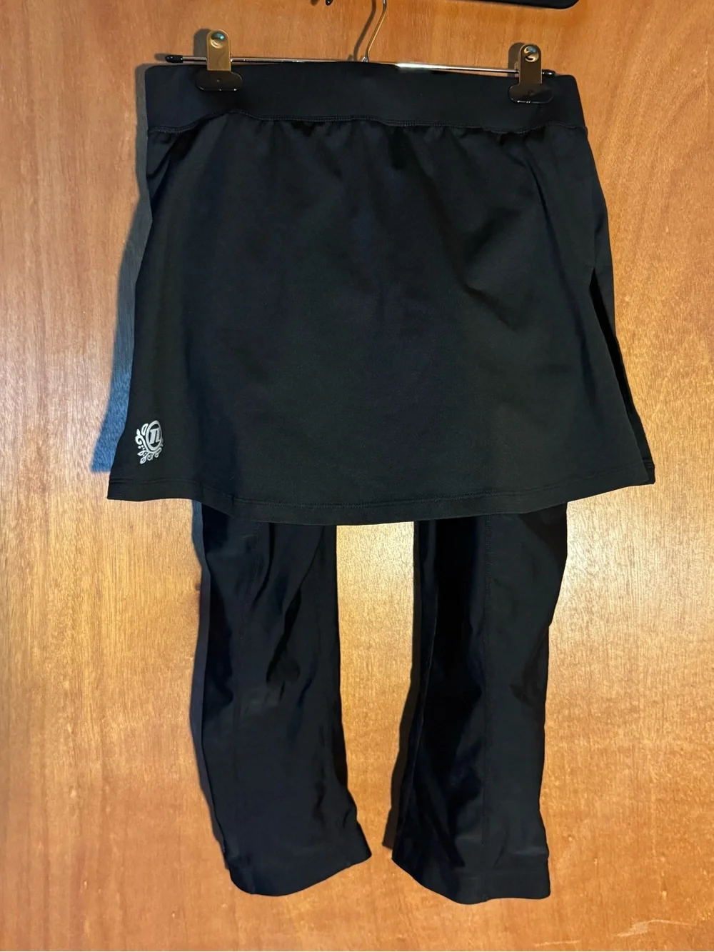 Novara REI Women’s Medium Skirted Cycling Capris Black Padded Chamois Bike